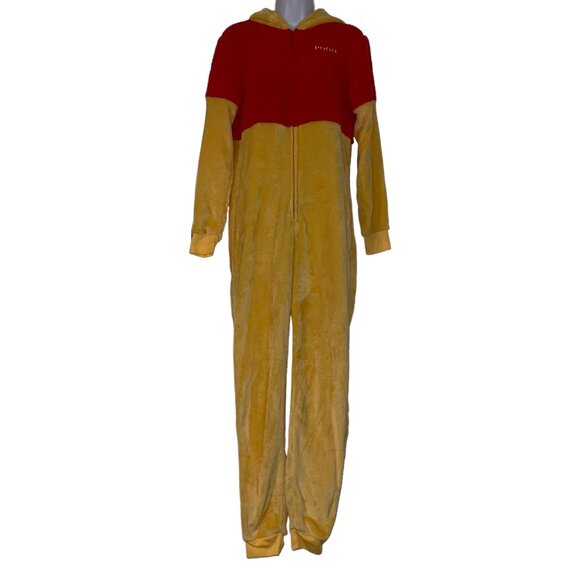 Disney Winnie the Pooh Pajamas Women S 4 6 Unionsuit Costume Soft Fleece Costume - Picture 1 of 10